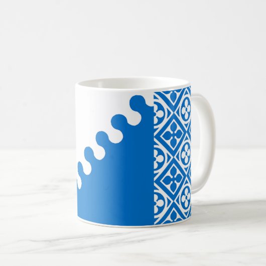 Barony of Cleftlands Populace Badge Coffee Mug (Devant droit)
