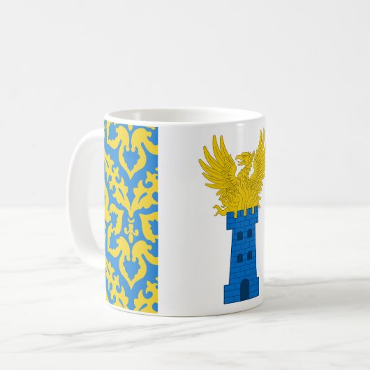 Barony of Nordwache Populace Badge Coffee Mug (Devant gauche)