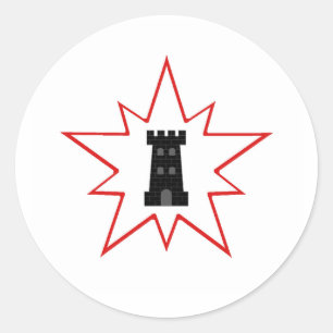 Barony of Northhold Populace Badge Ronde Sticker