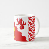 Barony of Rising Waters Populatie Badge Koffiemok (Voorkant rechts)