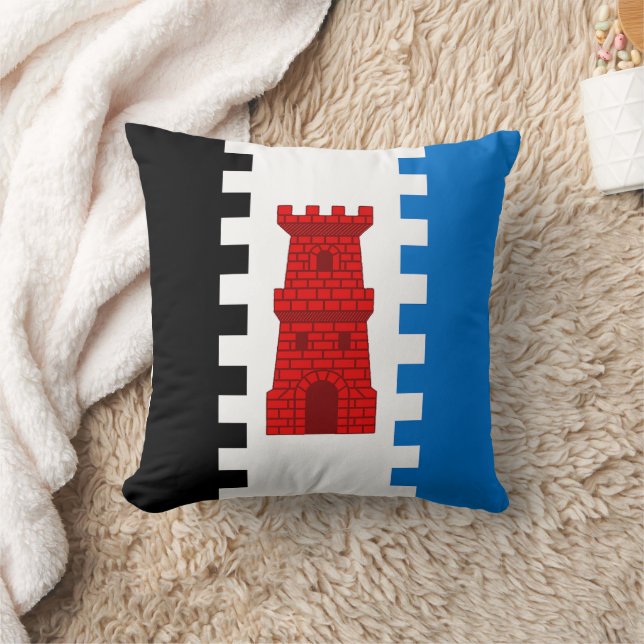 Barony of South Downs Populatie Badge Kussen (Deken)