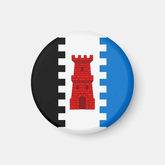 Barony of South Downs Populatie Badge Magneet (Voorkant)