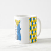 Barony of Wastekeep Populace Badge Café Mug (Devant droit)