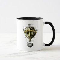 Baroque ballon Black Yellow