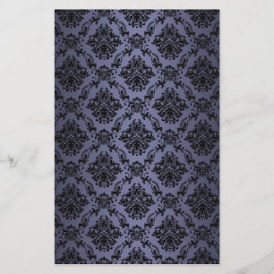 Baroque Blue Victoriaans Scrapbook Paper Briefpapier