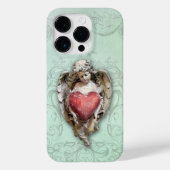 Baroque Cherub met hart Case-Mate iPhone Case (Achterkant)