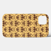 Baroque Damask #1 @ Sonoletre Case-Mate iPhone Case (Achterkant (horizontaal))