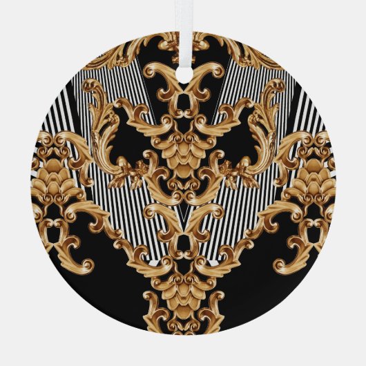 Baroque doré, décoration complexe. (Verso)