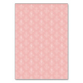 Baroque Dusty rose Élégante Carte de nom pliable (Dos)