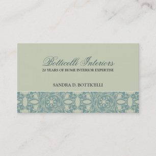Baroque English Damask Visitekaartje