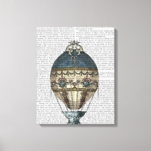 Baroque Fantasy Ballon 2 Canvas Afdruk (Voorkant)