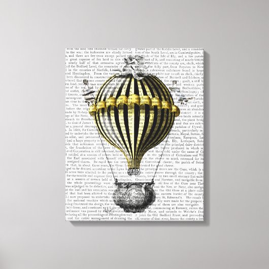 Baroque Fantasy-ballon Canvas Afdruk (Voorkant)