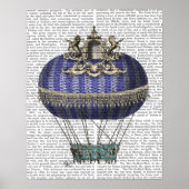 Baroque Fantasy-ballon Poster (Voorkant)