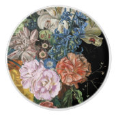 Baroque Floral - Bouquet Keramische Knop (Voorkant)