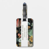 Baroque Floral - Bouquet of Flowers Bagagelabel (Achterkant verticaal)