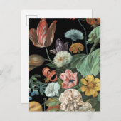 Baroque Floral - Bouquet of Flowers Briefkaart (Voorkant / Achterkant)