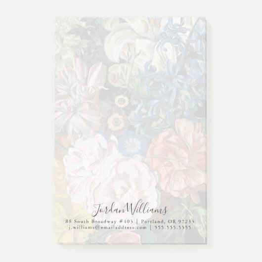 Baroque Floral - Bouquet Post-it® Notes (Voorkant)