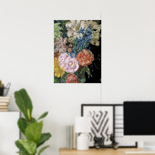 Baroque Floral - Bouquet Poster (Thuiskantoor)