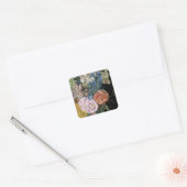 Baroque Floral - Bouquet Vierkante Sticker (Envelop)