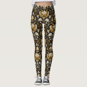 Baroque Floral Leggings (Voorkant)
