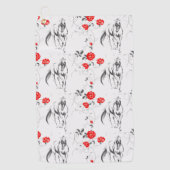 Baroque Horse Golf Towel Golfhanddoek (Voorkant)