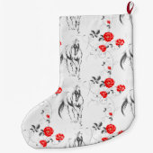Baroque Horse Stocking Grote Kerstsok (Achterkant)