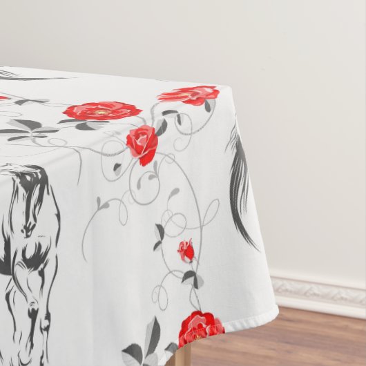 Baroque Horse Tablecloth Tafelkleed (Voorbeeld)