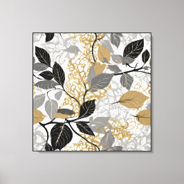 Baroque-inspired Elegant Vine Canvas Afdruk
