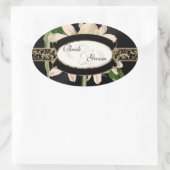 Baroque Lily Gold Formal Favor Gift Labels (Tas)
