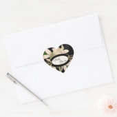Baroque  Lily Gold Formal Favor Gift Labels (Envelop)