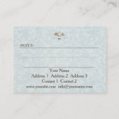 Baroque Ornamental - Carte de visite (Dos)