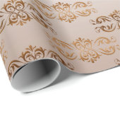 Baroque Retro Patroon Cadeaupapier (Rol Hoek)