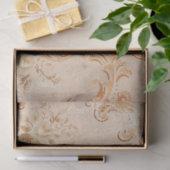 Baroque Rococo Peach-ontkoppeling Tissuepapier (Geschenk)