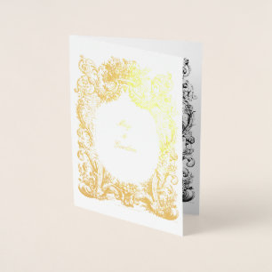 Baroque Rococo Wedding Invitation Sjabloon