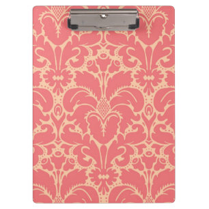 Baroque stijl demask achtergrond klembord