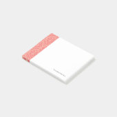 Baroque stijl demask achtergrond post-it® notes (Schuin)