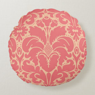 Baroque stijl demask achtergrond rond kussen