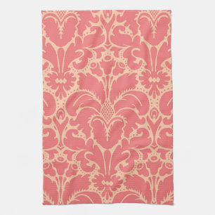 Baroque stijl demask achtergrond theedoek