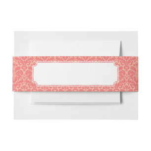 Baroque stijl demask achtergrond uitnodigingen wikkel