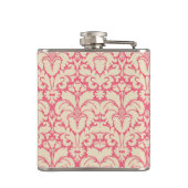 Baroque stijl demask background 2 heupfles (Achterkant)