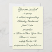 Baroque  uitnodiging (Achterkant)