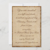 Baroque  uitnodiging (Achterkant)