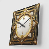 Baroque Vierkante Klok (Hoek)