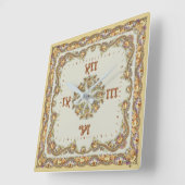 Baroque Vierkante Klok (Hoek)