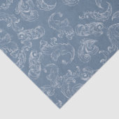 Baroque Vintage Damask Wedding Tissuepapier (Detail)