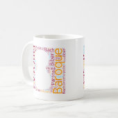Baroque Violin Cloud mug Koffiemok (Voorkant links)
