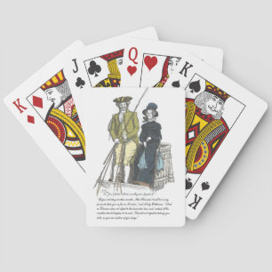 Barouche-box Jane Austen Pride en Prejudice Pokerkaarten