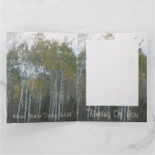 Barque de bouleau Penser à votre carte (Intérieur)