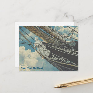 Barque Elissa Figurhead Briefkaart
