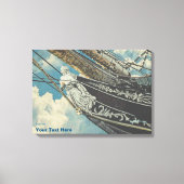 Barque Elissa Figurhead Canvas Afdruk (Voorkant)